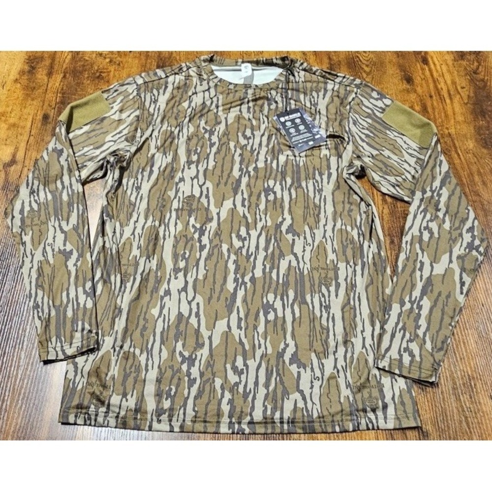 Born‎ Primitive Range Shirt Mossy Oak Bottomland BP Shield Technology Sz M NWT